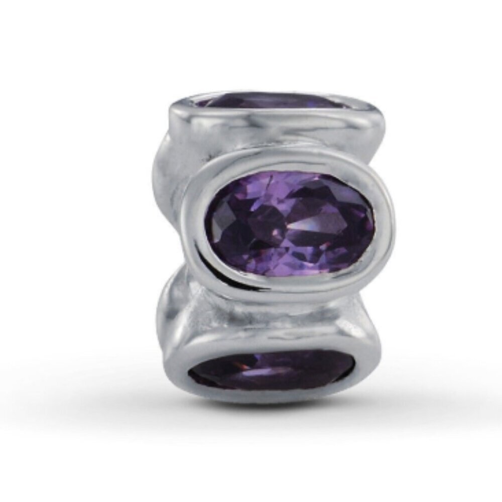Pandora Purple Oval Lights ACZ Charm (790311ACZ) - Picture 3 of 3